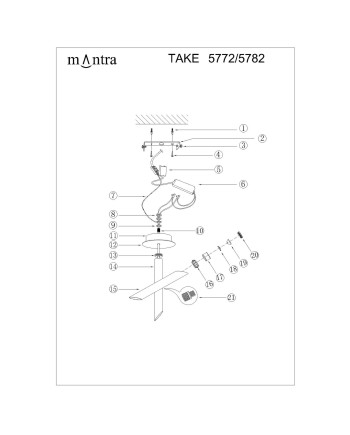 ***OFFER/DES*** TAKE BLANCO * PLAFÓN 9W